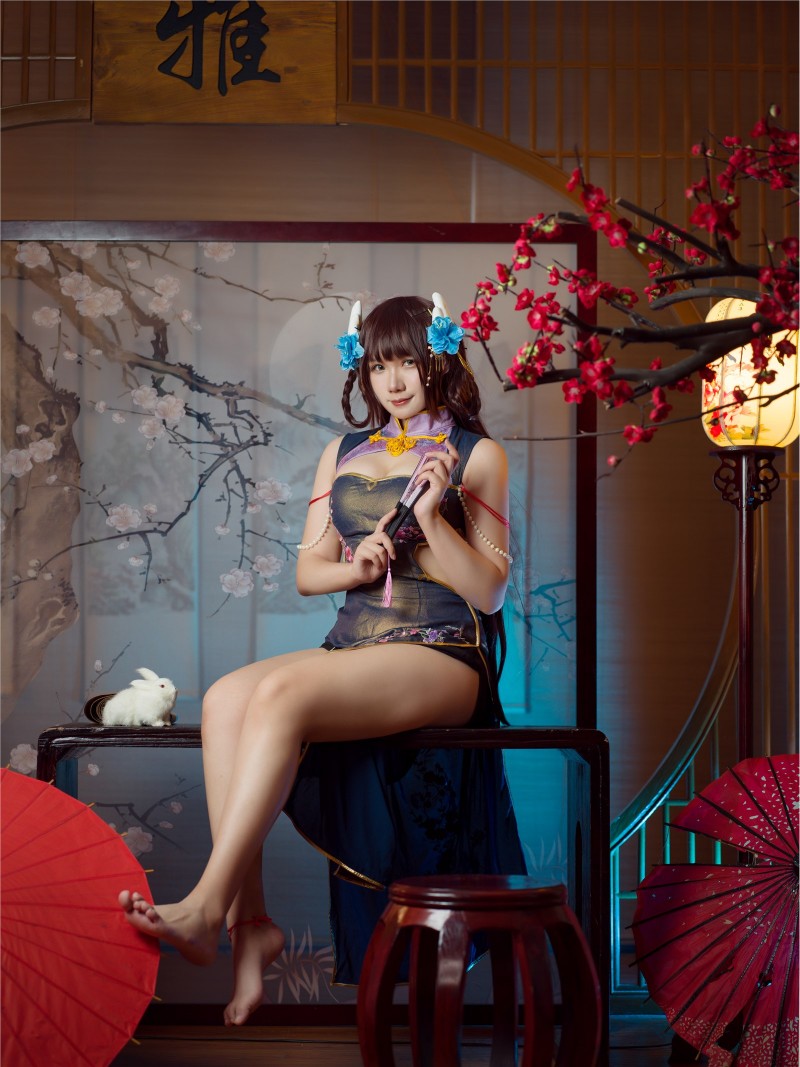 麻花麻花酱-比睿旗袍 旗袍-写真坊